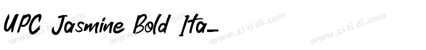 UPC Jasmine Bold Ita字体转换 UPC Jasmine Bold Ita字体转换